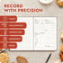 Bakers Recipe Book to Write in Your Own Recipes & Record Details - Bread Making Recipe Journal for Own Recipes - Gifts for Bread Bakers - Soft Veg...