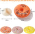 3 Pack Cute Cleaning Sponges Set with Suction Cup, Round Soft Sponge High Efficient Absorbing for Showering, Dishwashing & Cleaning for Household,...