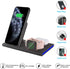 Wireless Charger Stand,4 in 1 Wireless Charging Station for Multiple Devices,Fast Charging for iWatch Series 7/6/SE/5/4/3/2,iPhone 14/13/Pro/Pro M...