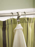 Moen SR2100BN Shower Curtain Rolling Rings, Pack of 12, Brushed Nickel...