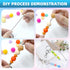 20 Pieces Beadable Keychains Bars - DIY Silver Blank Beadable Keychains Bulk - Keychain Bars for Beads Suitable for Silicone & Rubber - Beaded Key...