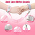 Toddlers Leash + Anti Lost Wrist Link Child Kids Safety Harness Kids Walking Wristband Assistant Strap Belt for Girl Pink Christmas Gift...