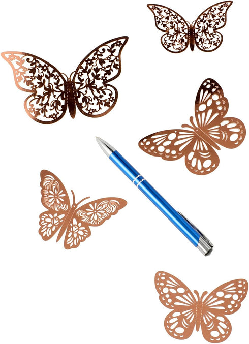 Zonon 3 Pieces Air Release Weeding Tool Pen Stainless Steel Retractable Vinyl Tool Pen with 3 Pieces Replace Refill for HTV Vinyl Craft Projects(B...