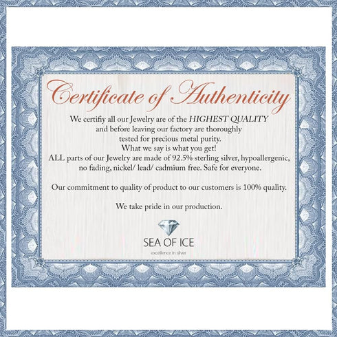SEA OF ICE 925 Sterling Silver 2mm Twisted Rock Chain Anklet For Women, Size 9", 10" and 11"...