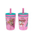 Zak Designs Kelso 15 oz Tumbler Set (Paw Patrol Skye & Everest) Leak-Proof Screw-On Lid with Straw Made of Durable Plastic and Silicone, Perfect C...