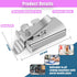 Magnetic Seam Guide for Sewing Machine Magnetic Sewing Guide with Clip, Hemmer Guide, Multifunctional Hem Guide Ruler, Quilting Sewing Supplies Ac...