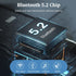 NFC Enabled Bluetooth Audio Receiver, Bluetooth 5.2 Wireless Audio Adapter for Home Stereo/Car Stereo/AV Receiver/Headphone/Speaker, Handsfree Cal...