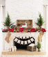 DearHouse 5.3 Ft Berry Christmas Garland, Artificial Poinsettia Garland with Red Berries and Holly Leaves, Pine Cone Garland for Winter Holiday Ne...