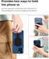 Magnetic Phone Ring Holder Compatible with MagSafe, Double-Sided Magnetic Cell Phone Grip Stand Finger Ring Kickstand for iPhone 15/14/13/12 Pro M...