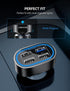 TECKNET USB Car Charger 54W 4-Port Car Phone Charger Adapter QC 3.0 Port Cigarette Lighter Charger Fast Charging Adapter Compatible with iPhone 15...