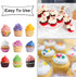 uxcell 100 Pcs Cupcake Liners, Muffins Paper Baking Cups Wrappers Standard Greaseproof for Baking Cupcake Wrapper, Yellow...