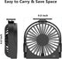 Small Desk Fan, 3 Speeds Silent Travel Fan, Portable mini Desktop Fan, 180° Foldable Table Fan, USB Powered Cooling Fan for Bedroom Home Office Ou...
