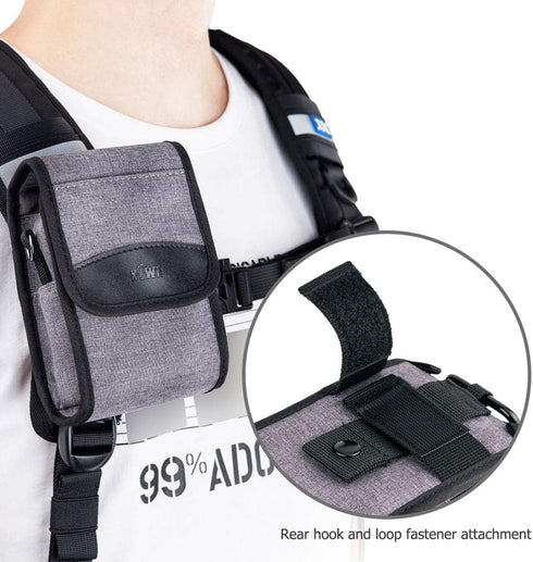 Kiorafoto Compact Camera Pouch Case for Sony ZV-1II ZV-1F ZV1 RX100VII RX100VI RX100VA RX100V RX100IV III II Canon G7XIII II G9XII Olympus TG-7 TG...