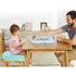 Toddler Booster Seat for Dining Table, Double Safe Adjustable Straps Portable Booster Seat Dining Table, PU Washable Kids Booster Seats, Portable ...