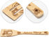 5Pcs Autumn Theme Wooden Spoons Utensils Set, Fall Pumpkin Cooking Utensils Non-Stick Spatula Carve Burned Bamboo Spoons Kitchen Cookware Gadget K...