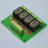 Electronics-Salon 4 SPDT 10Amp Power Relay Module, DC 12V Version....