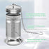 2 Pack Tea Infuser, Tea Strainers for Loose Tea, Stainless Steel Extra Fine Mesh Loose Leaf Tea Steeper with Extended Chain Hook, for Tea, Spices ...