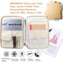 Travel Portfolio Organizer Waterproof A4 Document Bag Multifunctional Travel Note Pouch Zippered Case for Notebook, Ipad, Journals, Sketch Books (...