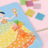YOTOY Fabric Art Frenzy Toys for Girls Age 3 4 5 6 7 8 Years Old, Poke Art Kits, Fabric Art for Kids, Creative Puzzle Puncture Painting Toy Gift f...