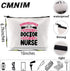 CMNIM Sonographer Makeup Bag Radiologist Gifts Sonographer Accessories for Work Pouch Bag for Ultrasound Technician Gifts (Sonographer Brain Makeu...