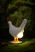 3D Chicken Egg Lamp,Lifelike Resin Chicken Egg Night Light,Easter Eggs Lamp,Egg Laying Chicken LED Table Lamps with USB,Warm Light Bedside Lamp,Th...