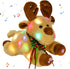 Glow Guards Christmas Reindeer Stuffed Animal Light up Music 15'' Night Light LED Glowing Singing Elk Plush Toy Decoration Birthday for Toddler Ki...