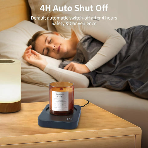 AnbanglinCoffee Mug Warmer, Smart Cup Warmer for Desk, 3 Temperature Control & Auto Shut Off, Electric Cup Warmer for Heating Candle,Milk,Tea,Beve...