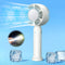 Portable Handheld Fan with Refrigeration Mode, 3 Speed Cold Wind Hand Fan, 3000mAh Battery Operated Rechargeable USB Fan, Non-Slip, Flashlight, Qu...