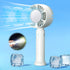 Portable Handheld Fan with Refrigeration Mode, 3 Speed Cold Wind Hand Fan, 3000mAh Battery Operated Rechargeable USB Fan, Non-Slip, Flashlight, Qu...