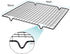 Lamoutor 2Pcs Metal Kitchen Baking Cooling Rack Square Wire Cooling Rack for Cake and Meat 10 x 11 inches (Black)...