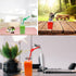 3 Pcs 8 Ounce Plastic Juice Bottles, Reusable Bulk Beverage Containers for Juice, Milk and Other Beverages, Black lid...