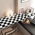 VaryPaper 15.7''x78.7'' Thick Checkered Countertop Contact Paper Waterproof Checkered Wallpaper Peel and Stick Black and White Wallpaper for Bathr...