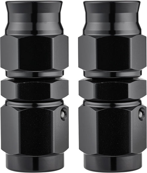EVIL ENERGY 3AN PTFE Hose End Fitting Straight Black for PTFE Hose Only 2PCS...
