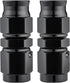 EVIL ENERGY 3AN PTFE Hose End Fitting Straight Black for PTFE Hose Only 2PCS...