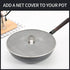 Stainless Steel Splatter Screen,Frying Pan Cover Splatter Guard Non-Stick Extra Fine Mesh Weave Grease Splatter Screen for Frying Pan,Pan Protecto...
