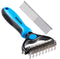 Dog Brush for Shedding,Deshedding Dog Brush of Double Sided,Dog Brushes for Grooming,Dog Shedding Brush for German Shepherd,Dog Comb,Equigroomer f...