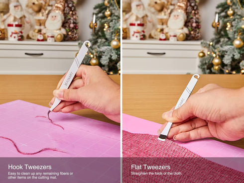 Brayer Rollers & Mat Remover Tool Set for Fabric Crafting, Reusable Sticky Lint Rollers Tool for Clothes/T-Shirts Heat Transfer Projects...