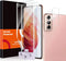 MP-MALL 4 Pack 2 Pack Flexible TPU Screen Protector + 2 Pack Camera Lens Protector Designed for Samsung Galaxy S21 5G 6.2-inch (Not for S21 Plus 5...