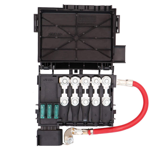 Battery Fuse Box Terminal 1J0937550 Compatible with 99-04 VW Beetle Jetta Bora Golf MK4 with Wiring Harness Pigtail Connector...