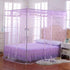 Twin Canopy Bed Curtains - 4 Corner Canopy for Beds, Bed Canopy for Girls Adults, Bedroom Home Decor (Twin Size, Purple)...