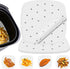 Numola 100 Pcs Air Fryer Liners Disposable Parchment Paper, 8 Inch Perforated Airfryer Sheets for Baking, Square Non-Stick Steamer Liner for Oven,...