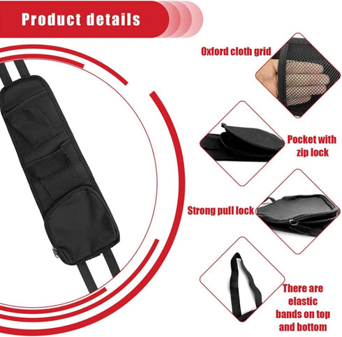Car Seat Side Organizer,Car Seat Net Organizer,Car Seat Side Hanging Bag,Automobile Seat Storage Hanging Bag,Phones, Drink, Stuff Holder with Mesh...