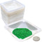 Weigh Boats Medium - 125 Pack 100ml Plastic Disposable Trays for Scale, Square Weighing Dishes for Powder Weight, Epoxy, Food Samples - Pour Boat ...