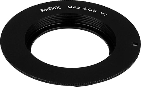 Fotodiox Lens Mount Adapter - M42 Type 2 Screw Mount SLR Lens to Canon EOS (EF, EF-S) Mount SLR Camera Body...