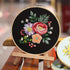 OXYPLAY 3 PCS Hand Embroidery Material Kit for Beginners, DIY Material Kit, Embroidery Starter Kit, Embroidery Cloth, Needle, Hoop, Thorn Flower H...