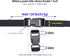 Quick Side Release Buckles 1 Inch Super Heavy Duty Plastic Snap Clips Clasps 25mm Backpack Strap Replacement Buckle 2 Sets Dual Adjustable Durafle...
