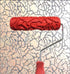 7" DIY Patterned Paint Roller Decorative Rubber Roller Decorative Art Roller Texture Roller with Plastic Handle - More Than 300 Patterns (Pattern ...