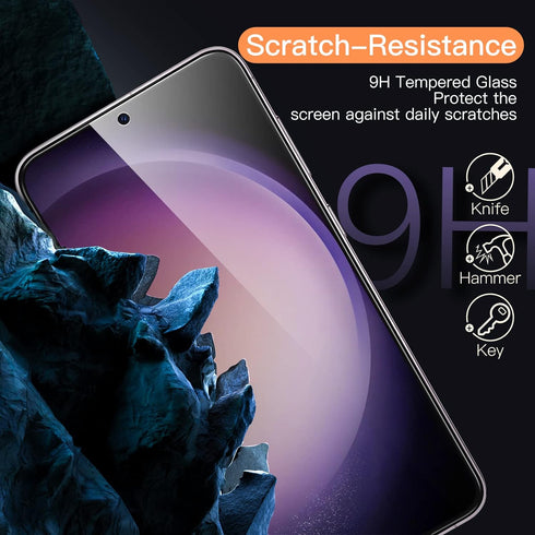 JETech Screen Protector for Samsung Galaxy S23+ / S23 Plus 5G 6.6-Inch, Tempered Glass Film, Fingerprint ID Compatible, HD Clear, 3-Pack...