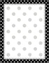 Barker Creek Designer Computer Paper, Black And White Dots, 8.5” x 11”, Decorative Printer Paper, Stationery, 50 Sheets per Pkg, Home, School and ...