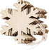 40 Pieces Wooden Snowflake Cutouts Christmas Wood Snowflake Decorations with 40 Pieces Twine Ropes for Kids Crafts Christmas Ornaments (Wooden)...